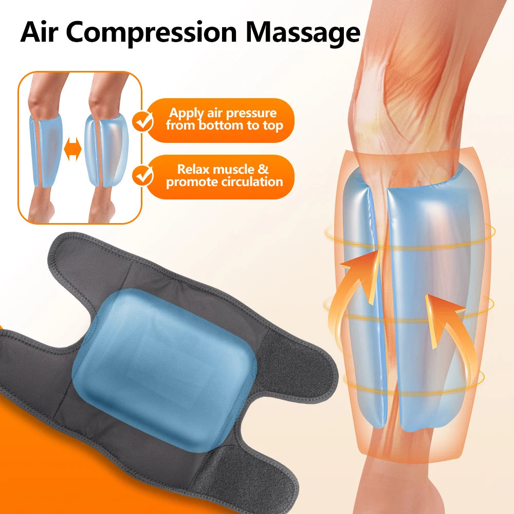 Cordless Air Compression Leg Massager with Heat