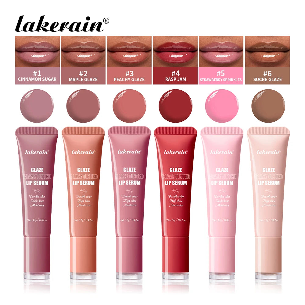 Hydrating Tinted Lip Serum for Plump Glossy Lips - 1