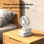 Portable USB Rechargeable Clip-On Cooling Fan