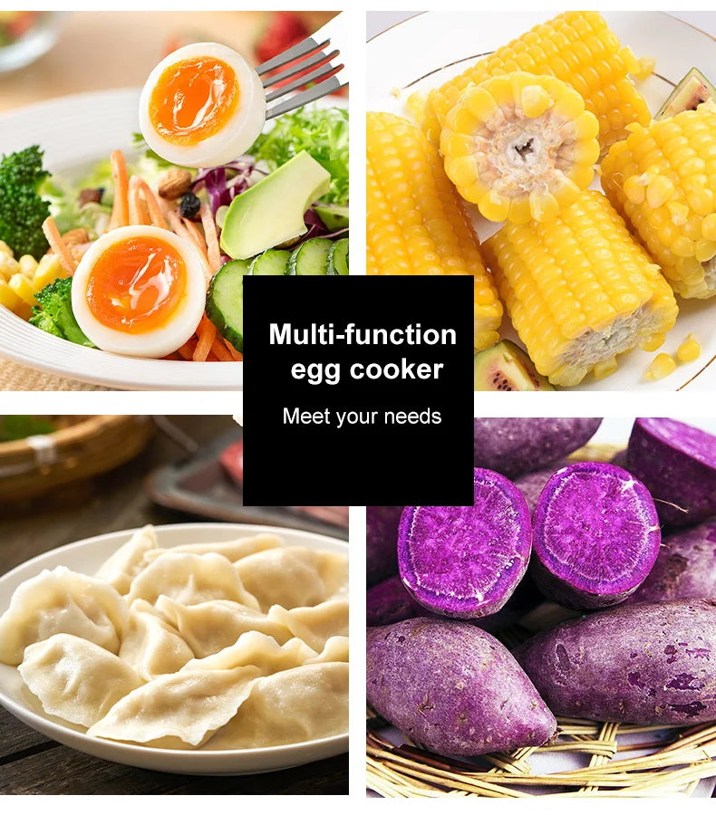 Electric Egg Boiler and Steamer for Perfectly Cooked Eggs - 12