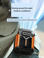 Portable Waist Clip Cooling Fan with Power Bank