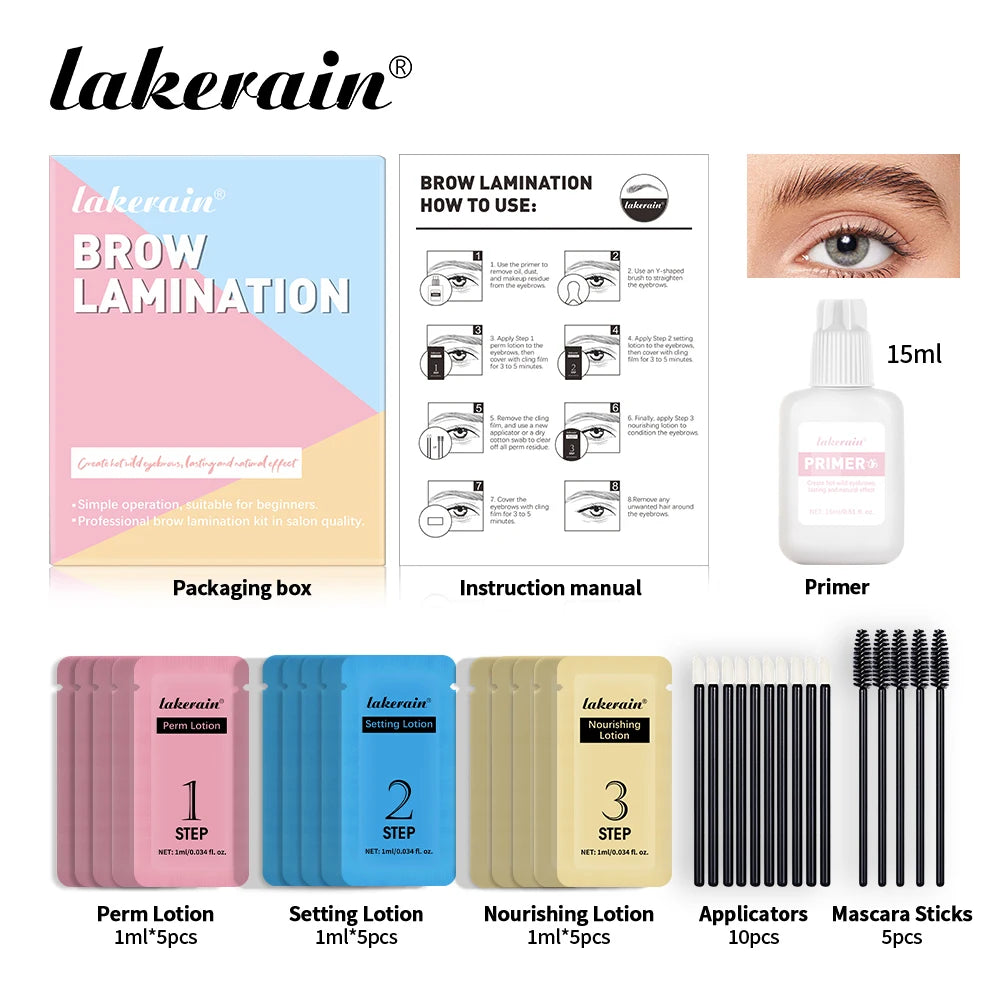 Professional DIY Eyebrow Lamination Kit for Fuller Brows - 4