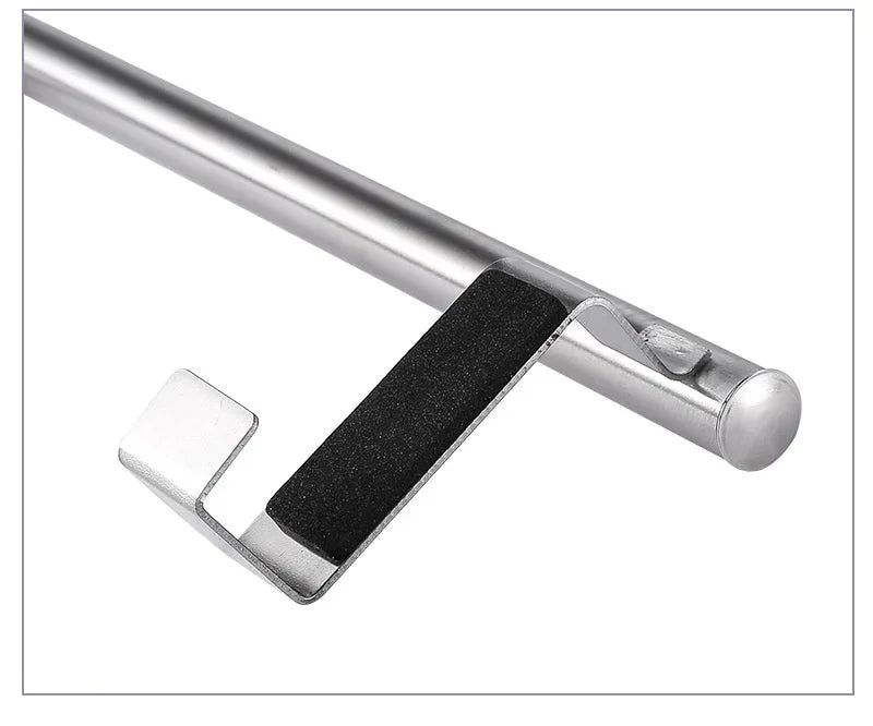 Stainless Steel Over-Cabinet Door Towel Rack