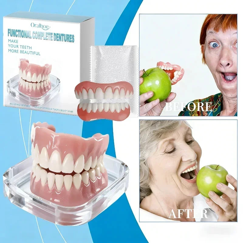 Instant Smile Comfort Dentures for Upper and Lower Teeth - 3