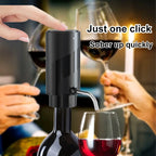 One-Touch Electric Wine Aerator and Dispenser