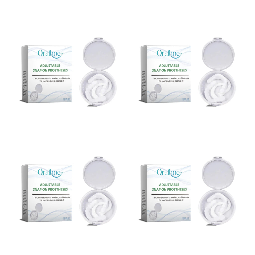 Adjustable Snap-On Dentures for Instant Smile Makeover