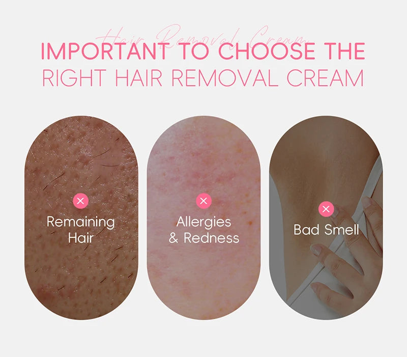 Painless Gentle Hair Removal Cream for Body and Intimate Areas - 8