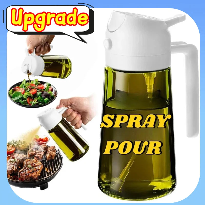 2-in-1 Kitchen Oil Spray and Pour Dispenser