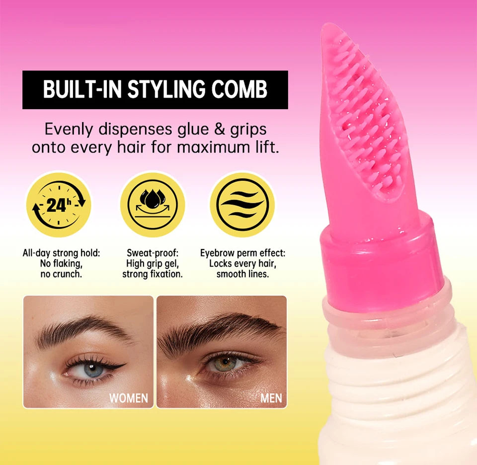 Long-Lasting Eyebrow Lamination Styling Gel - 9