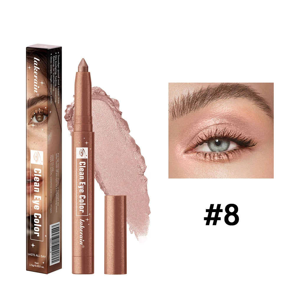 Creamy Eyeshadow Stick for Long-Lasting Shimmer Eye Makeup - 19