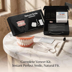 Complete Denture Set with Storage Case and Cleaning Kit