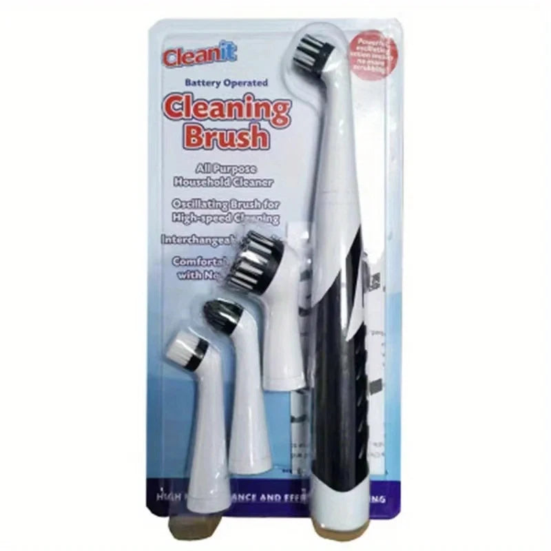Multifunctional Electric Cleaning Brush with 4 Heads - 7