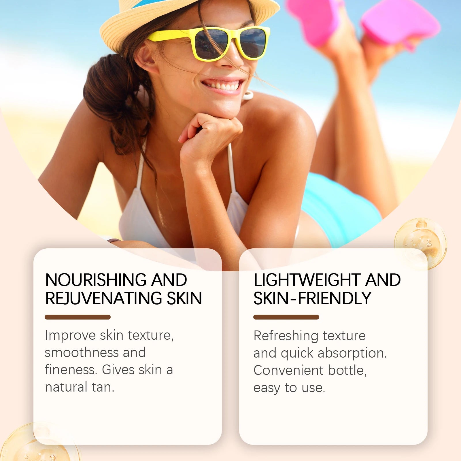 Coconut Oil Dark Tanning Body Oil for Deep Bronze Glow - 8