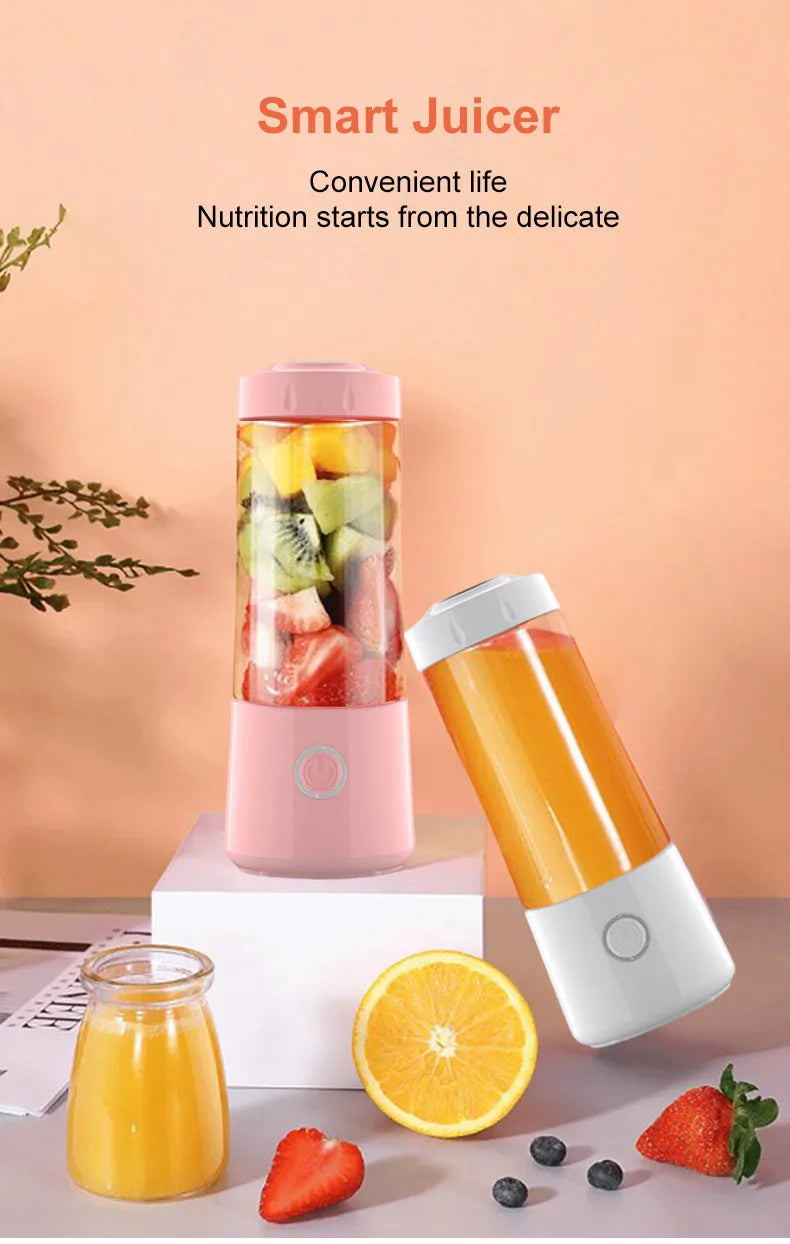 Portable Electric Rechargeable Juicer Blender Cup - 7