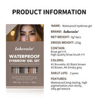 Long-Lasting Waterproof Eyebrow Gel Makeup Set