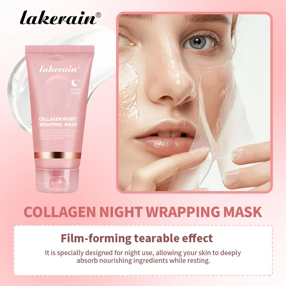 Collagen and Turmeric Overnight Peel Off Facial Mask Duo - 3