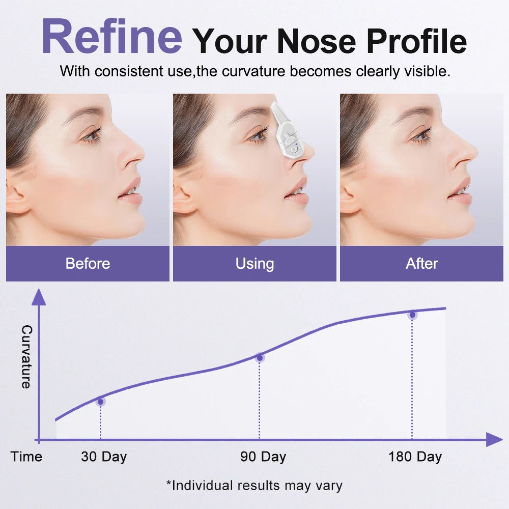 EMS Electric Nose Shaping and Lifting Massager Clip - 9