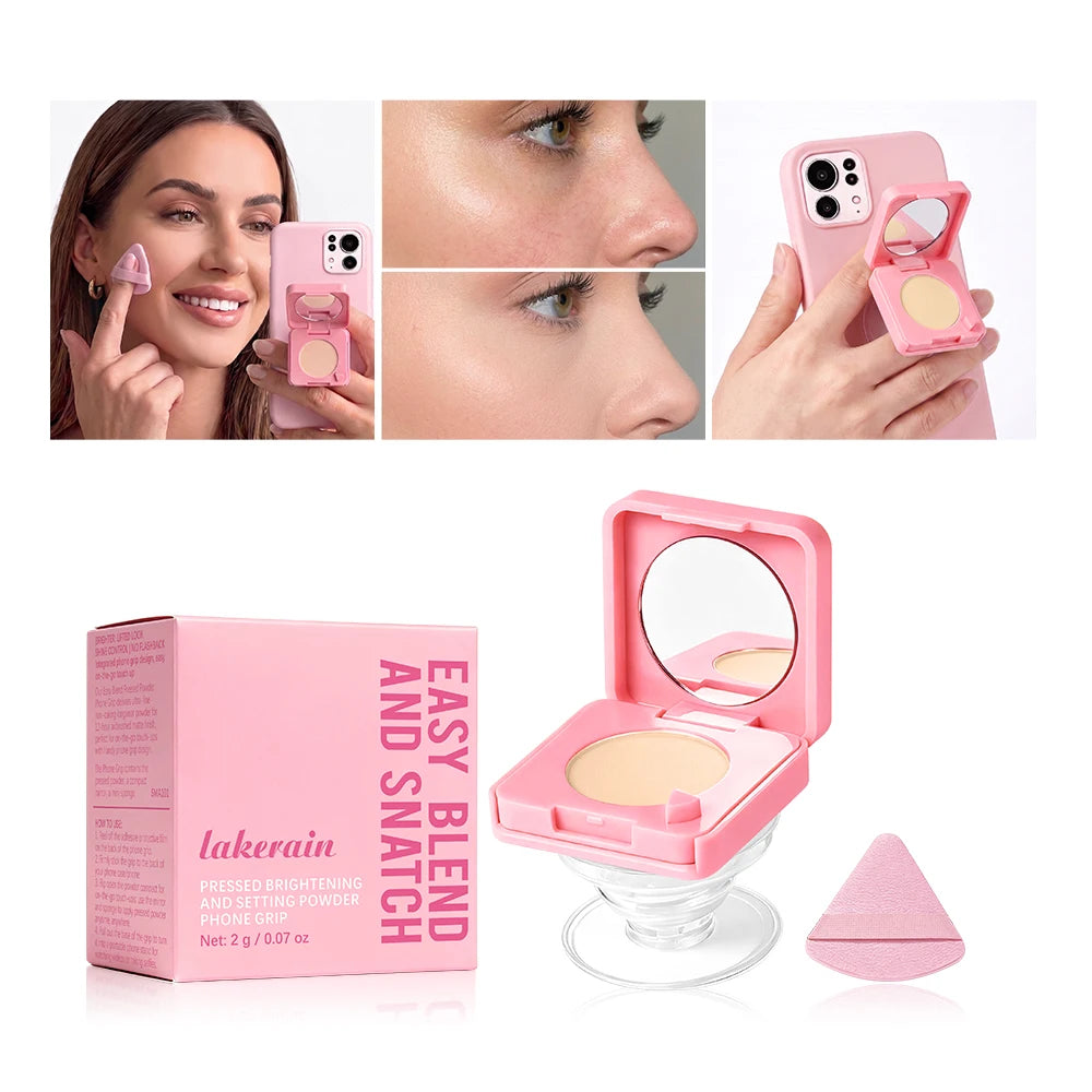 Matte Foundation Stick and Pressed Setting Powder Makeup Set - 2