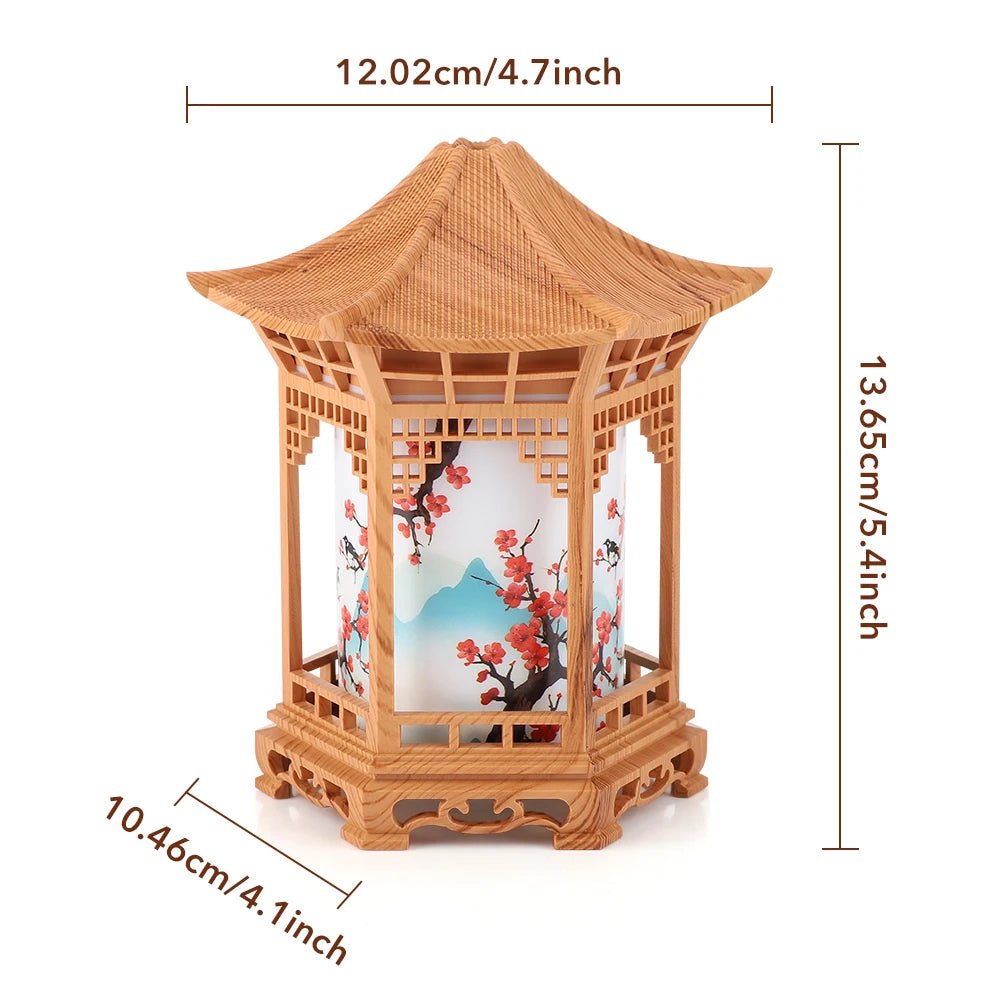 Oriental Pavilion Desktop Humidifier and Ambient Night Light