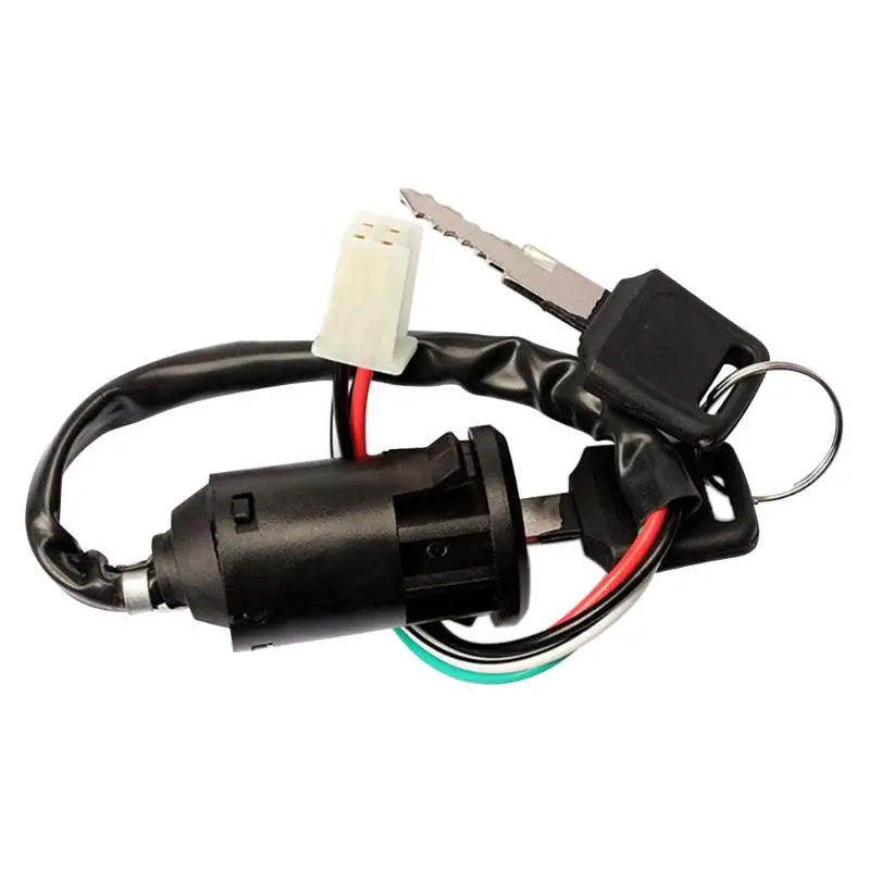 Universal 4-Wire Ignition Switch with Keys for ATV and Dirt Bikes