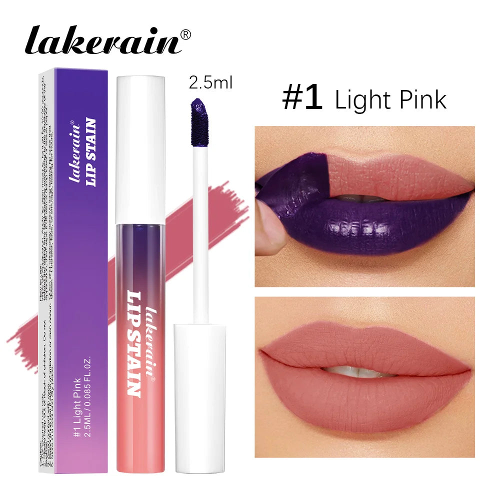 Waterproof Peel-Off Matte Lip Stain Tint - 19