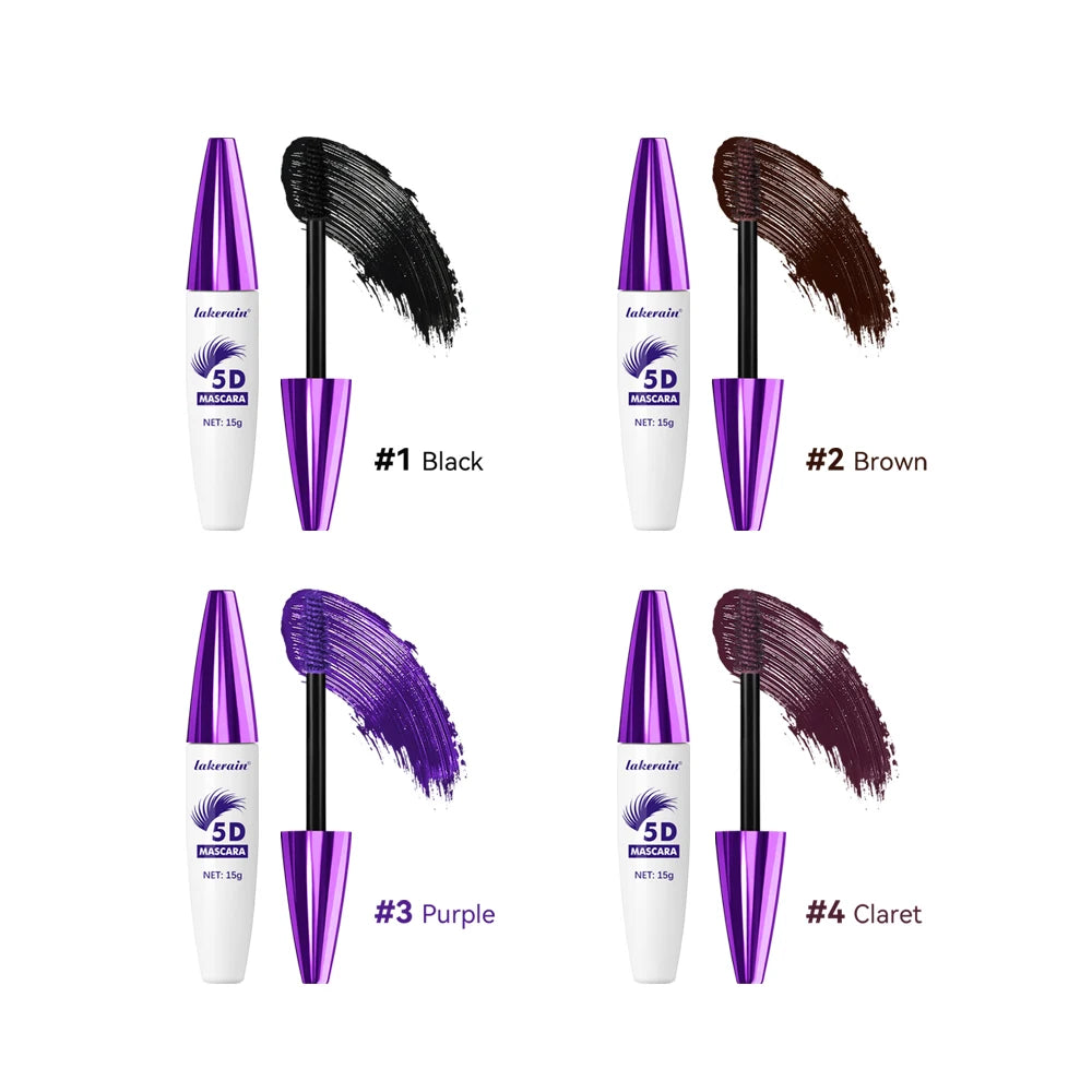 5D Waterproof Lengthening and Volumizing Mascara