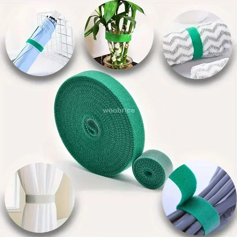 Reusable Adjustable Plant Support Ties for Garden