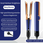 2-in-1 Professional Hair Dryer and Straightener Tool