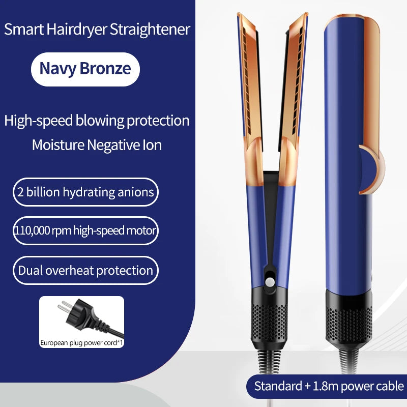 2-in-1 Professional Hair Dryer and Straightener Tool