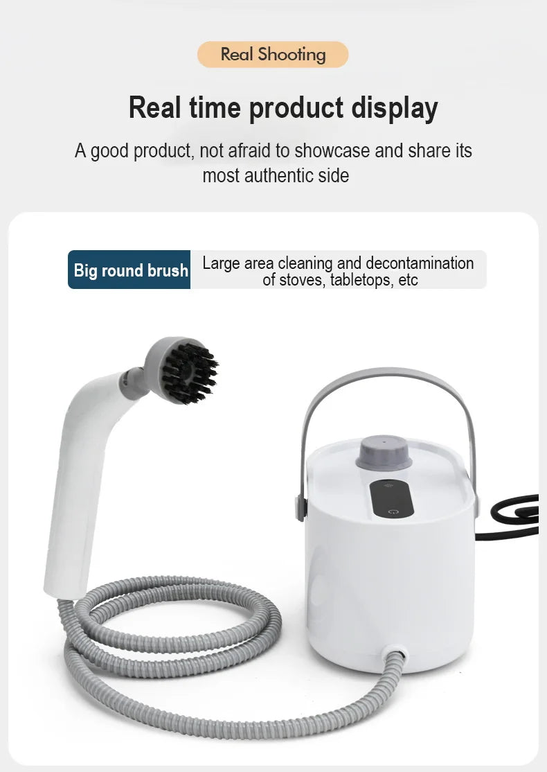 Portable Handheld High-Pressure Steam Cleaner for Home and Auto