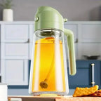 2-in-1 Dual Action Oil Spray and Pour Bottle for Kitchen Cooking