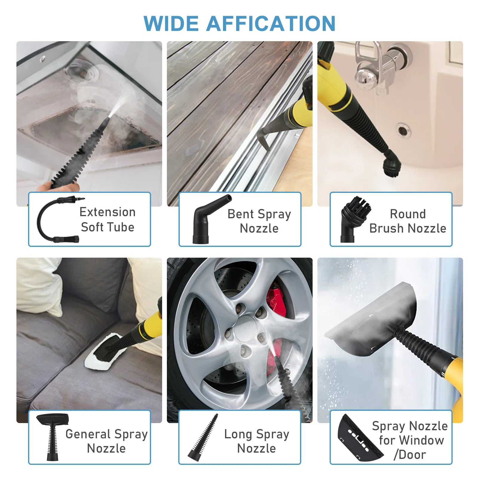 Handheld High-Pressure Steam Cleaner for Deep Home Cleaning - 21