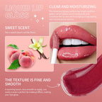 Moisturizing Liquid Glitter Lip Gloss for Plump Lips