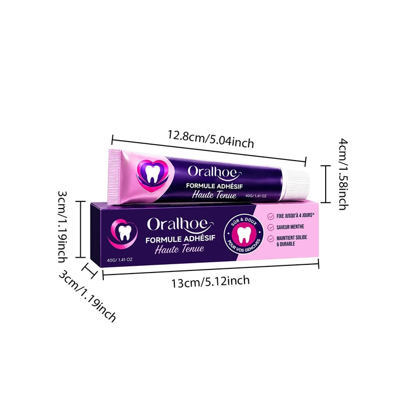 Denture Adhesive Cushion and Stabilizing Pad