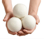 Reusable Wool Laundry Dryer Balls for Soft and Fluffy Clothes