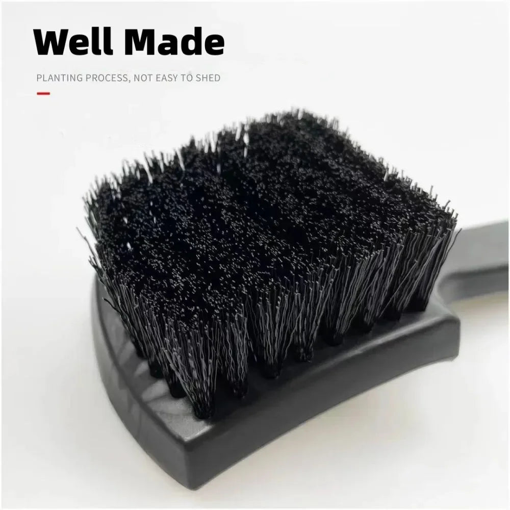 Ergonomic Car Tire and Wheel Rim Cleaning Brush