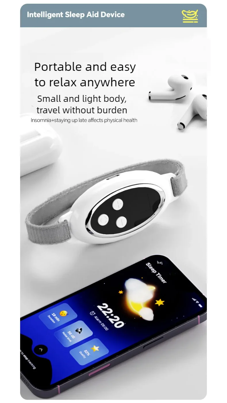 Microcurrent Sleep Aid Device for Insomnia and Anxiety Relief - 13