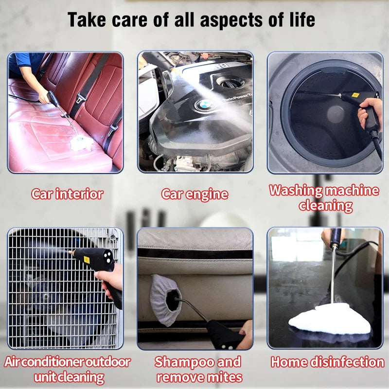 High-Pressure Handheld Steam Cleaner for Deep Home Cleaning