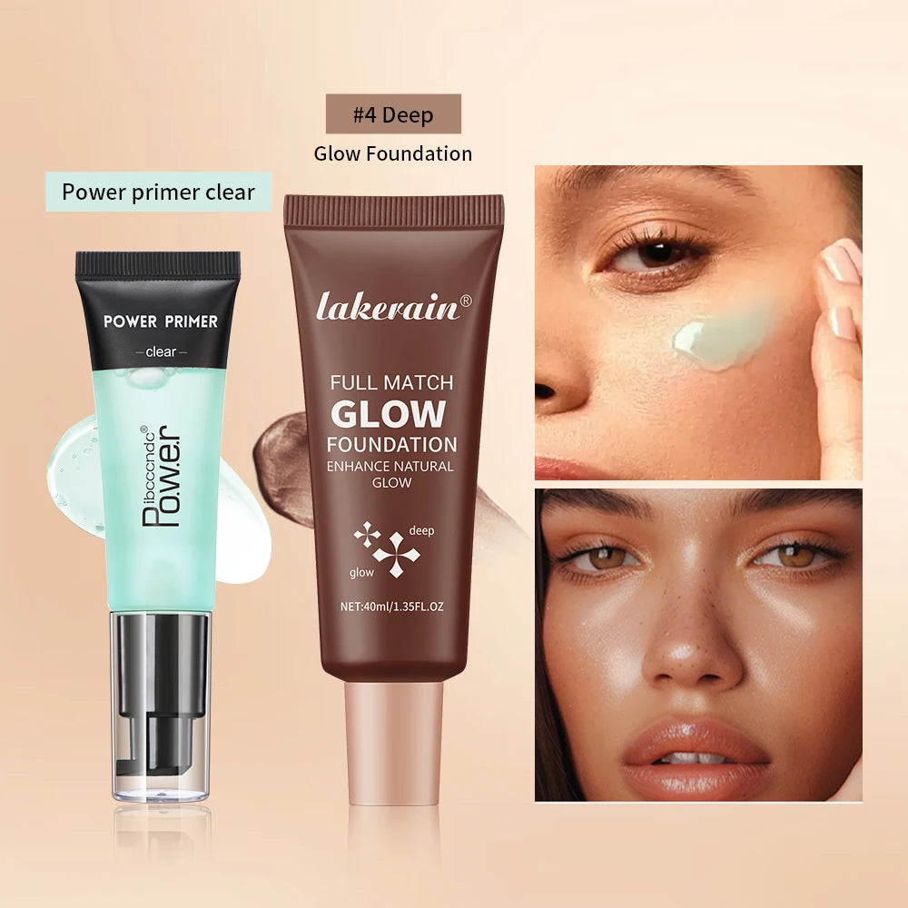 Hydrating Makeup Primer and Glow Foundation Combo - 10