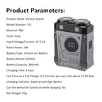 Portable Electric Dual Head Shaver for Men