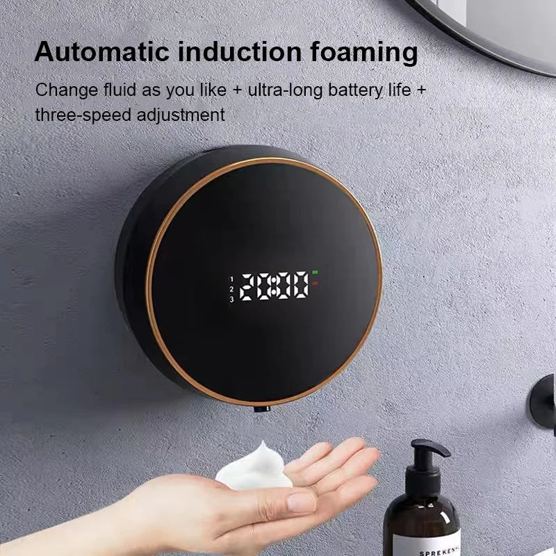 Automatic Touchless Foam Soap Dispenser with Temperature Display - 6