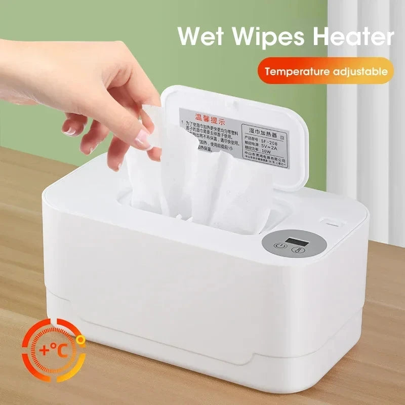 Portable Baby Wipe Warmer with LED Temperature Display