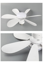 Socket Ceiling Fan with LED Light and Remote Control