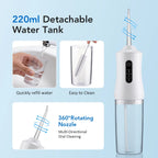 Portable Rechargeable Oral Irrigator Water Dental Flosser