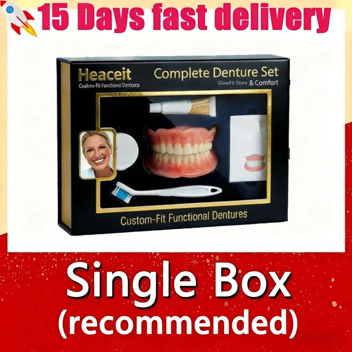 Comfort Fit Silicone Cosmetic Teeth Set