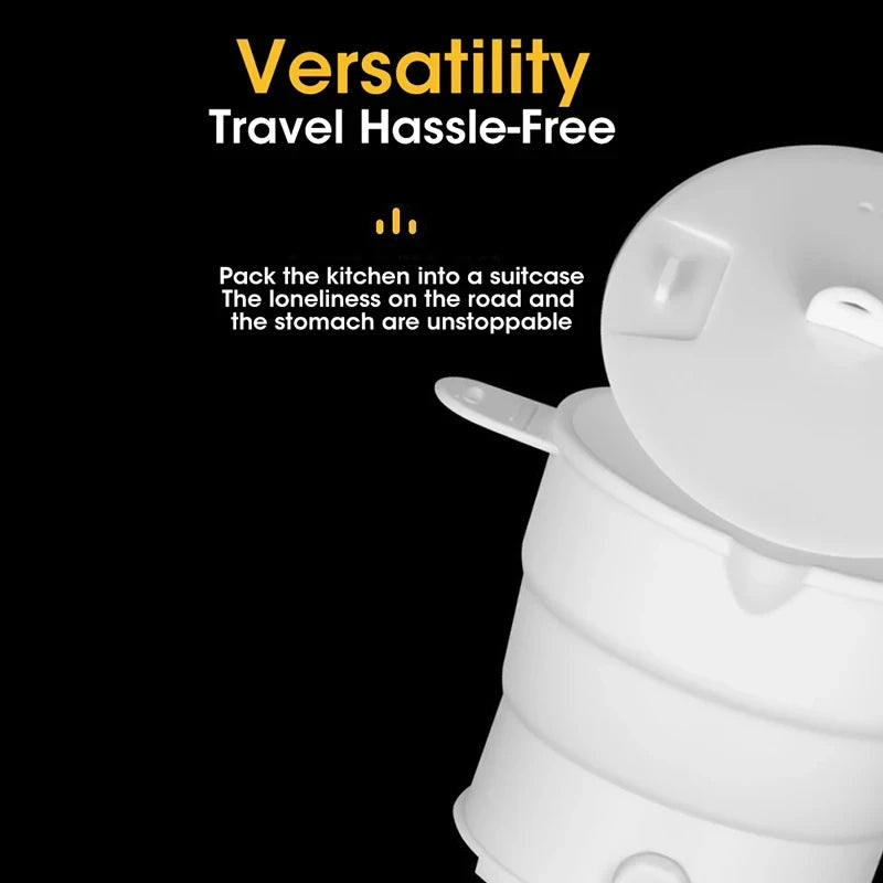 Portable Foldable Electric Hot Pot for Travel and Camping - 4