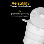 Portable Foldable Electric Hot Pot for Travel and Camping