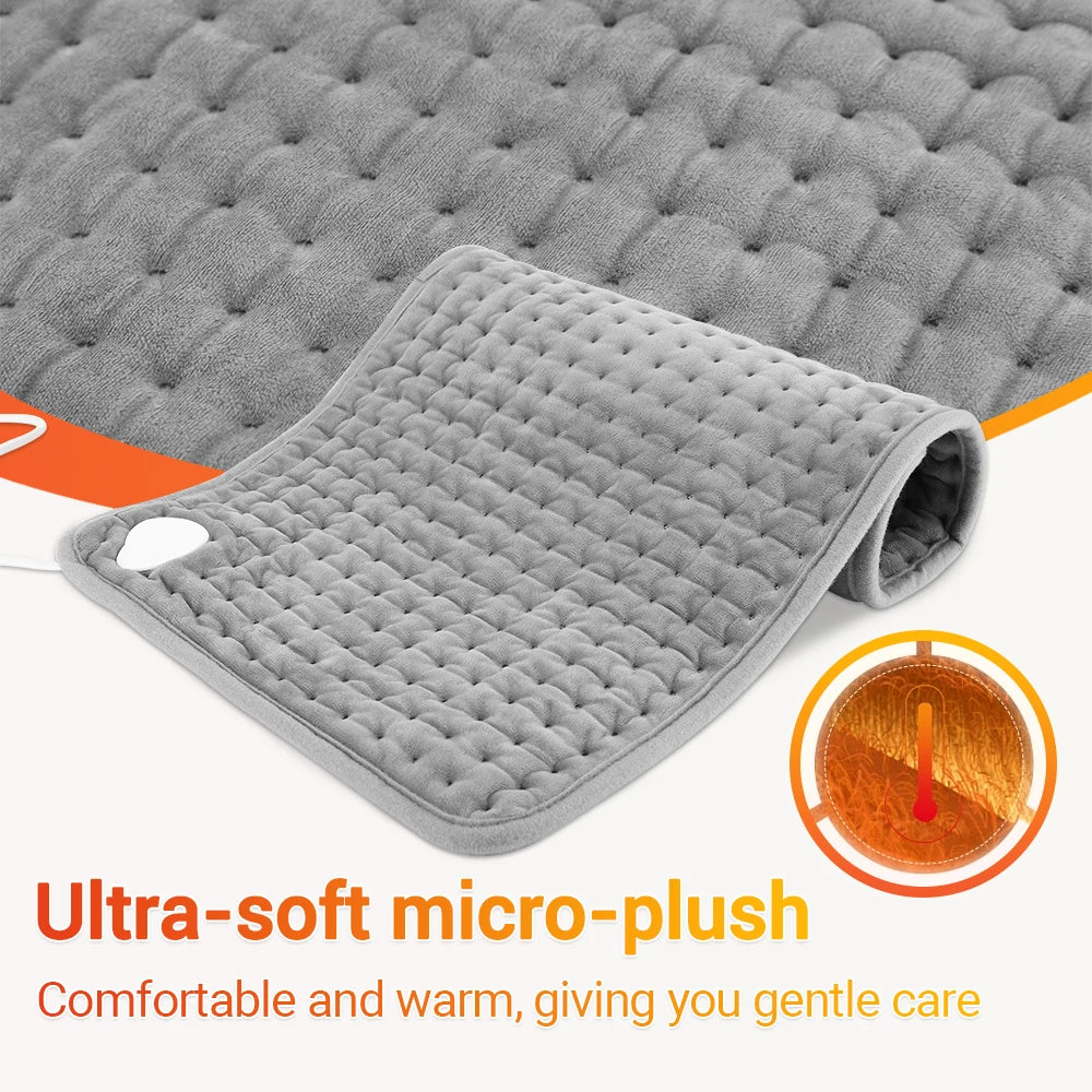 Electric Heating Pad for Back Waist and Abdomen Pain Relief - 10