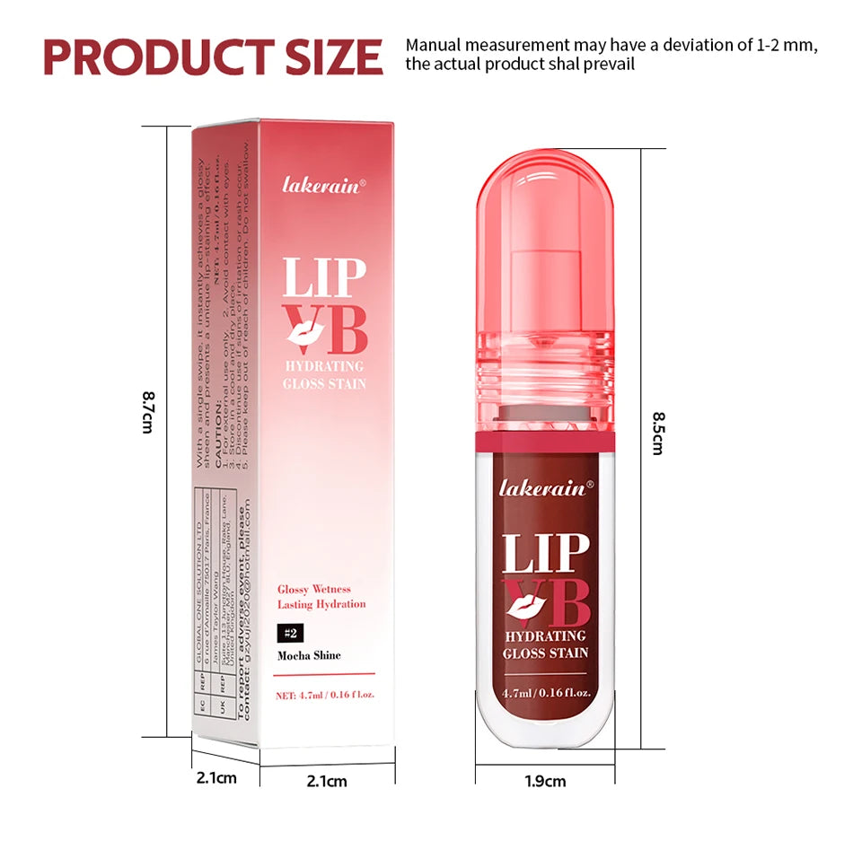 Hydrating Gloss Lip Stain with Nourishing Vitamin B12