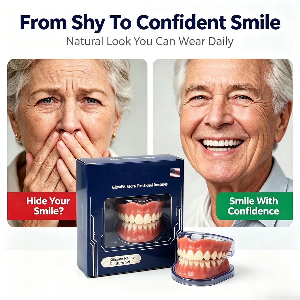 Instant Smile Resin Dentures Full Mouth Set